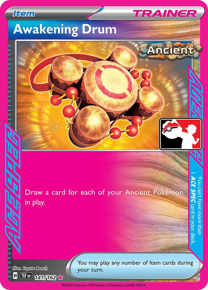 Temporal Forces Awakening Drum [Prize-Pack] Pokémon card